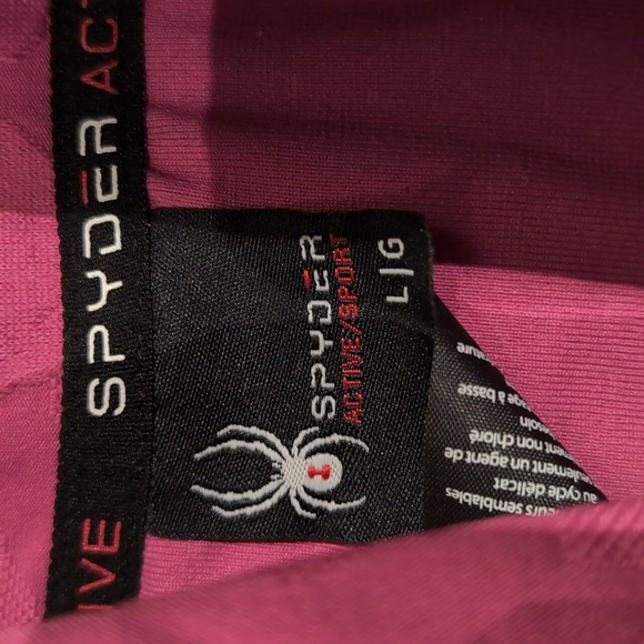 L :Spyder Active wear 1/4 Zip Top - Picture 5 of 11